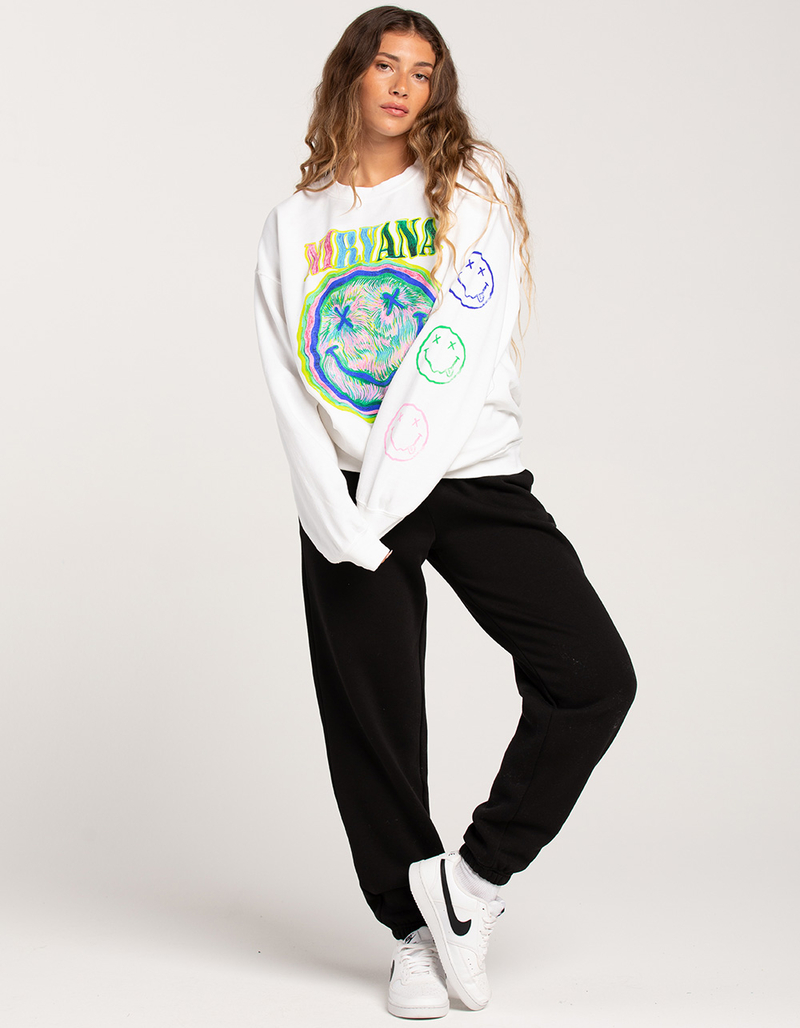 NIRVANA Womens Crewneck Sweatshirt image number 3