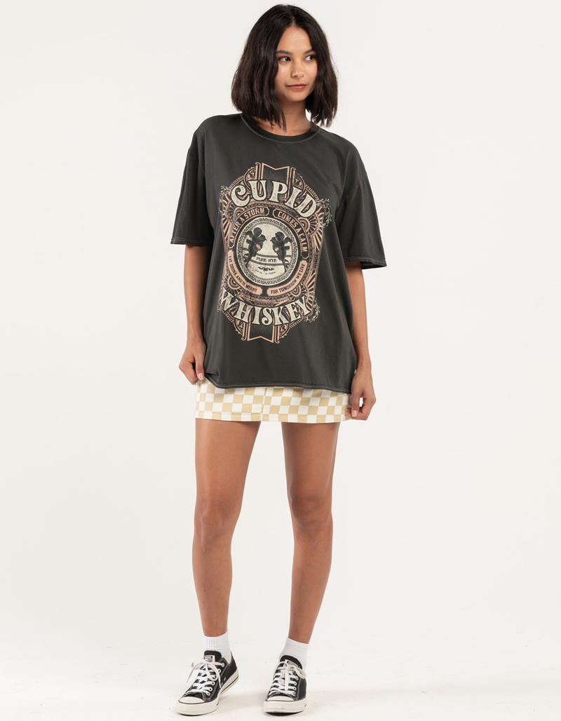PROJECT SOCIAL T Cupid Whiskey Womens Oversized Tee image number 3