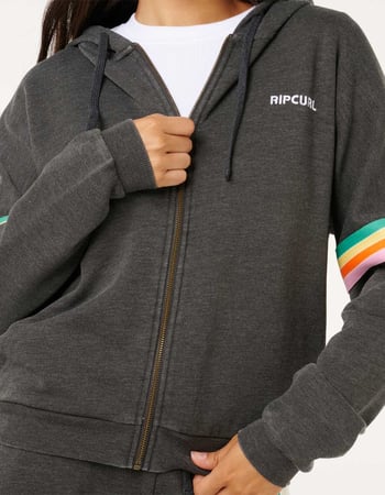 RIP CURL Surf Revival Womens Zip-Up Hoodie Alternative Image