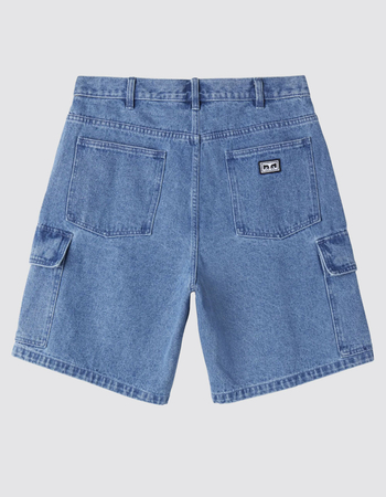 OBEY Bigwig Mens Baggy Denim Cargo Shorts Alternative Image