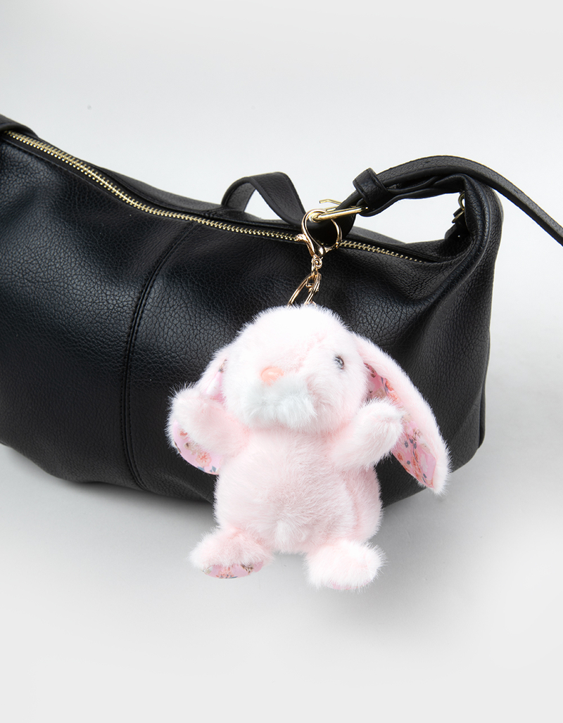 FULL TILT Plush Floral Bunny Bag Charm image number 3