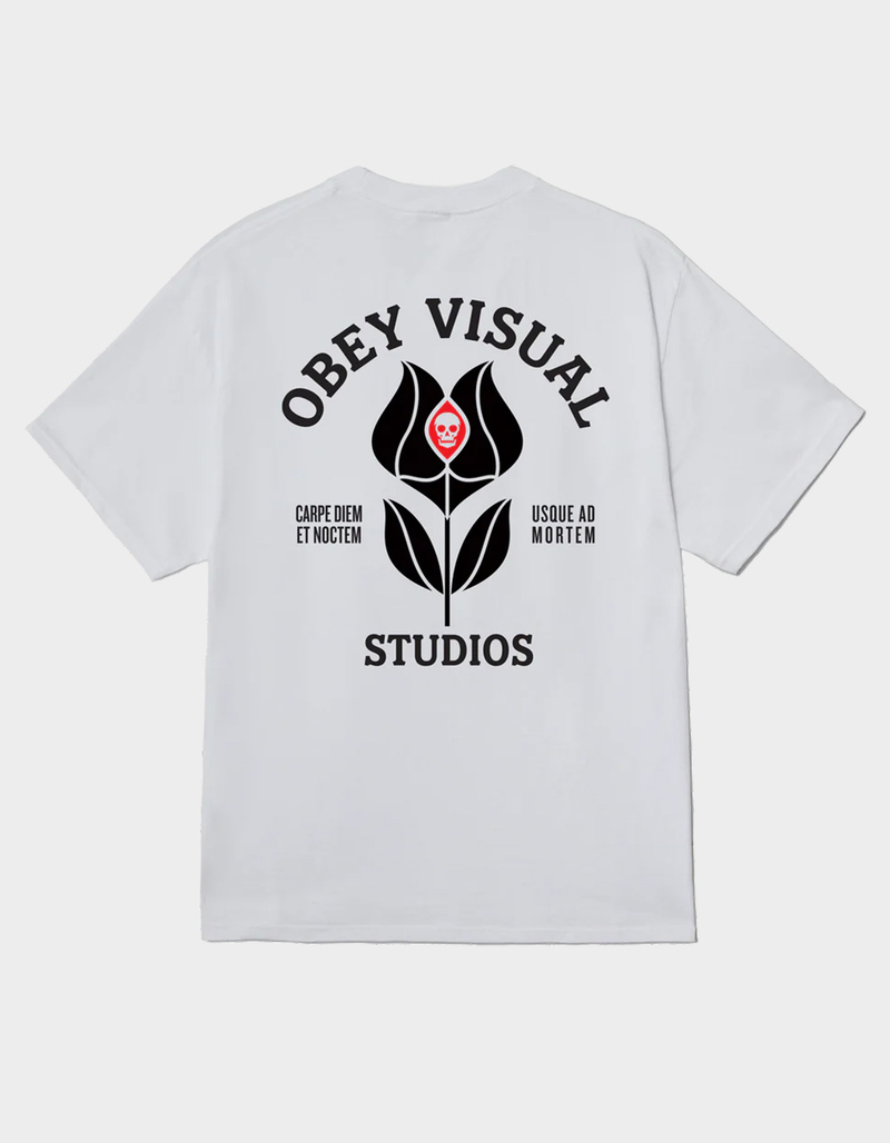 OBEY Visual Studios Flower Mens Tee image number 0