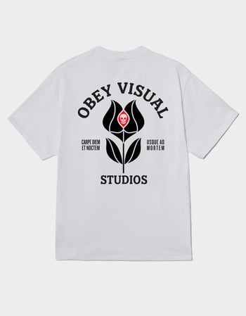 OBEY Visual Studios Flower Mens Tee Primary Image