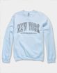 NEW YORK Never Sleeps Unisex Crewneck Sweatshirt image number 1