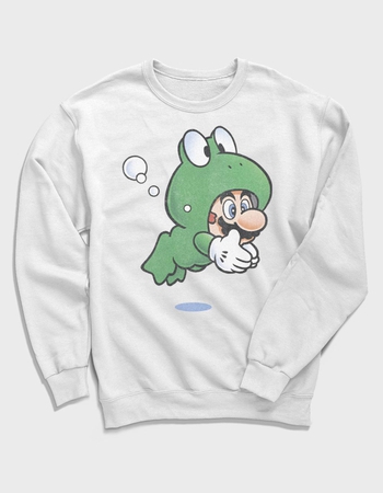 MARIO Frog Costume Unisex Crewneck Sweatshirt Primary Image