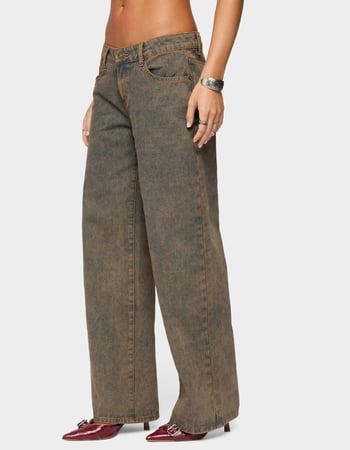 EDIKTED Ace Low Rise Baggy Jeans Alternative Image