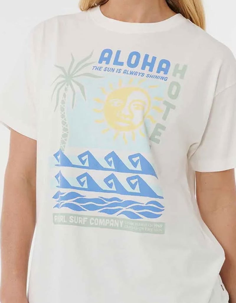 RIP CURL Aloha Hotel Womens Relaxed Tee image number 1