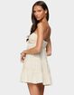 EDIKTED Safie Strapless Tiered Mini Dress image number 3