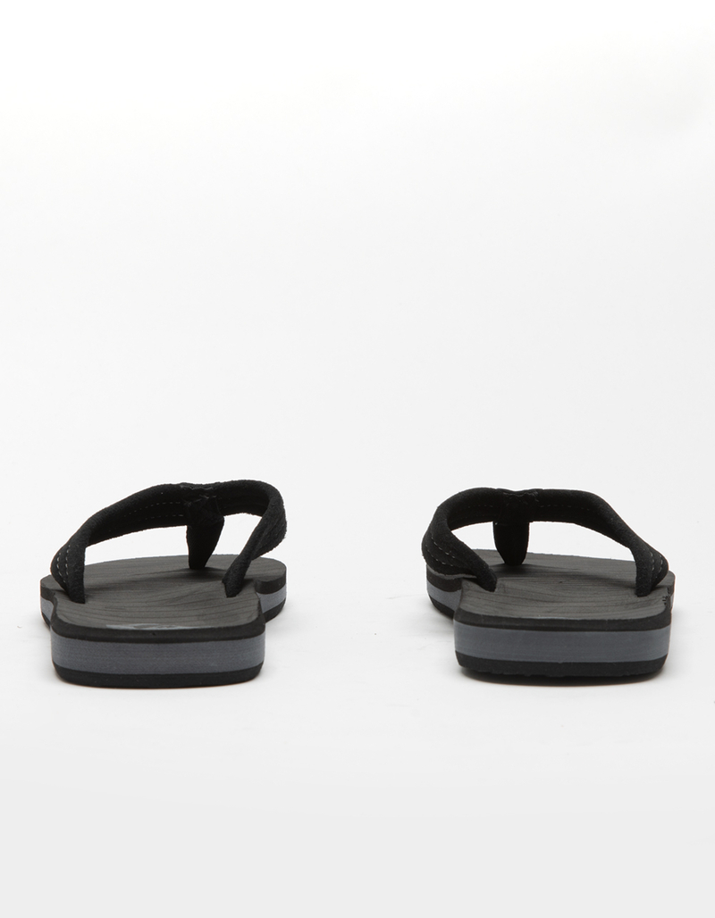 QUIKSILVER Carver Suede Mens Flip Flops image number 3