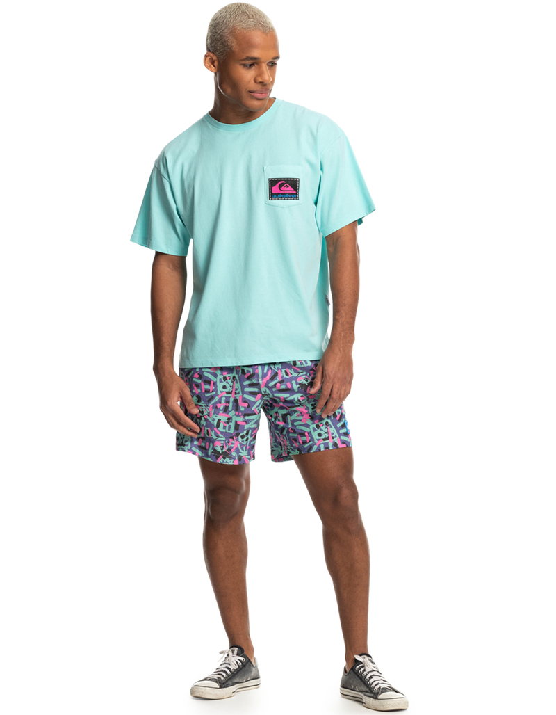 QUIKSILVER x Stranger Things Rainbow Mens Pocket Tee image number 4