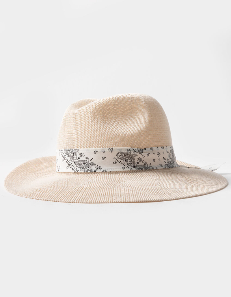 WYETH Bandana Trim Packable Hat image number 0