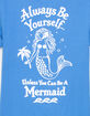 RIOT SOCIETY Mermaid Girls Boyfriend Tee image number 4