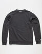 RSQ Premium Mens Black Crewneck Sweatshirt image number 2