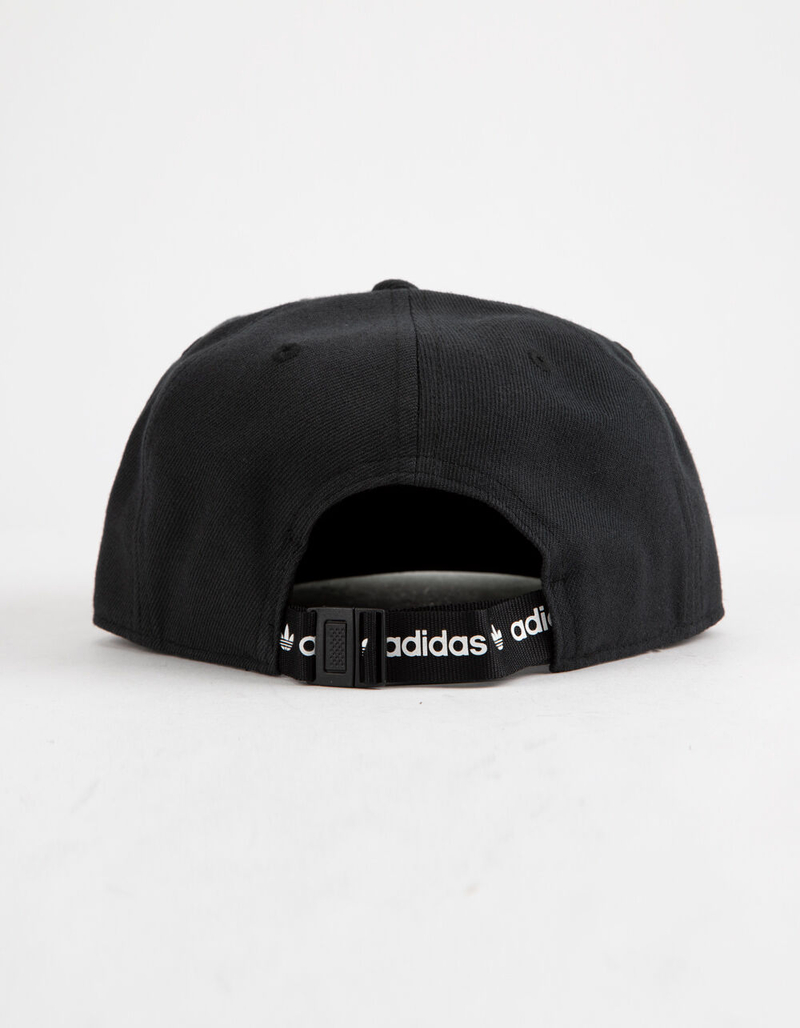 ADIDAS Originals Relaxed Banner Black Mens Strapback Hat image number 1