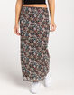 RSQ Womens Low Rise Mesh Maxi Skirt image number 2