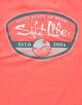 SALT LIFE Get Barreled Mens Coral T-Shirt image number 4