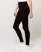 FULL TILT High Waisted Black Womens Leggings image number 3