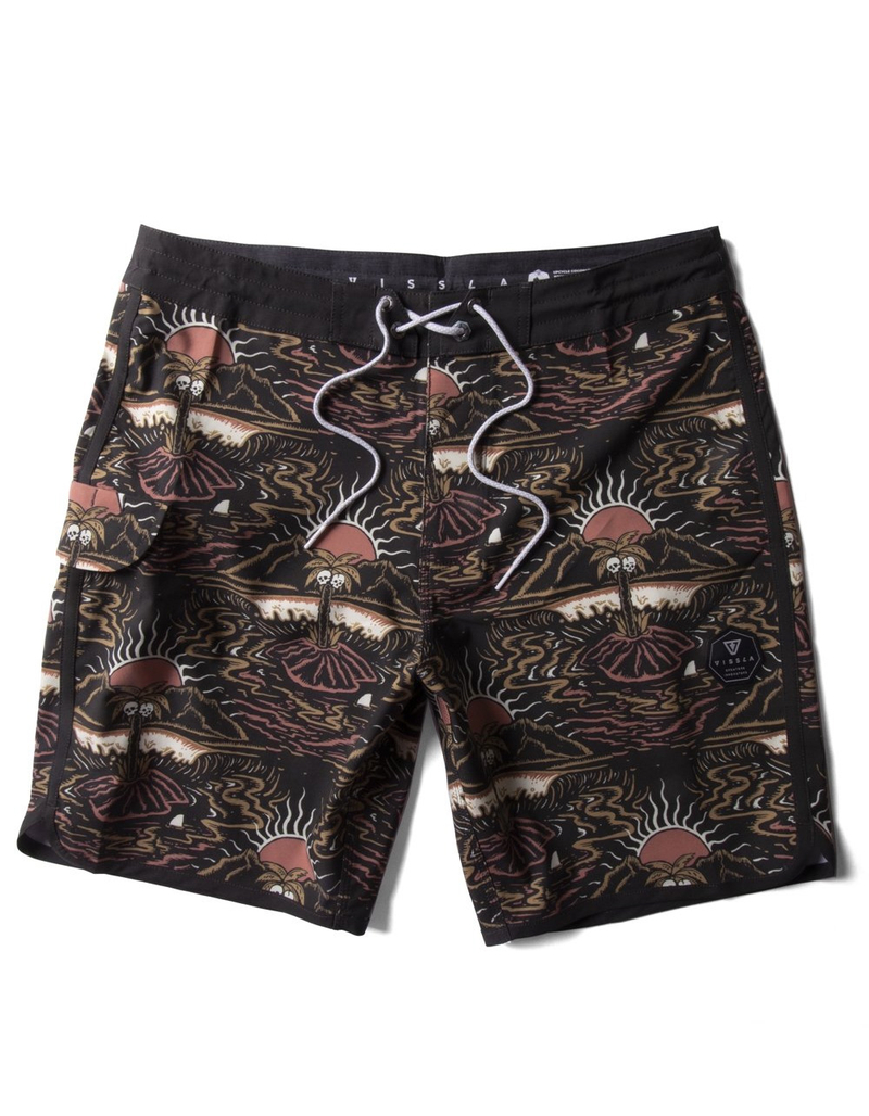 VISSLA Island In The Sun Boys 17" Boardshorts image number 0