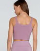 RSQ Seamless Ribbed Light Purple Cami image number 3