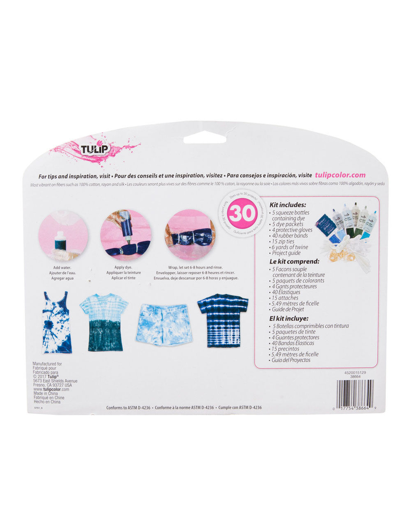TULIP Shibori 5-Color Tie-Dye Kit image number 1