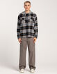 RSQ Mens Plaid Hooded Flannel image number 5