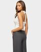 EDIKTED Renee Knit Wrap Halter Top image number 3