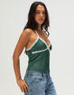 NECTAR CLOTHING Polka Dot Womens Halter Top image number 3