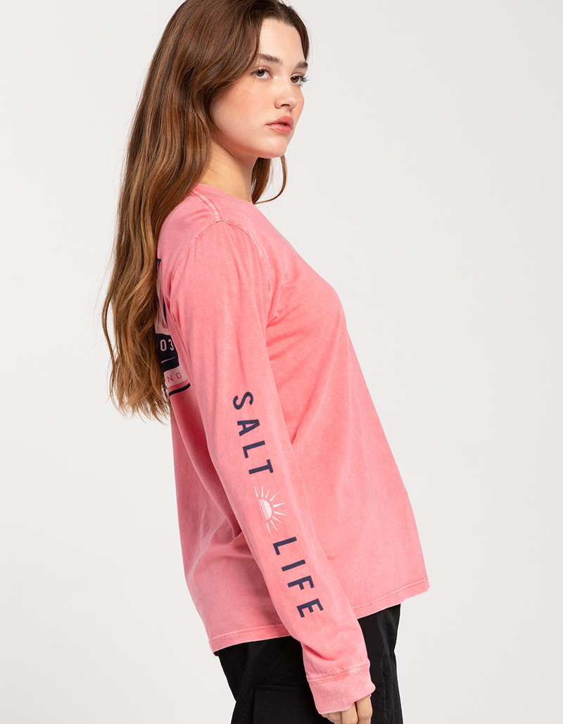 SALT LIFE Sun Badge Womens Boyfriend Long Sleeve Tee image number 2
