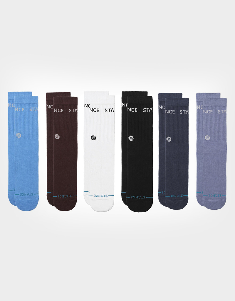STANCE Origin 6 Pack Mens Crew Socks image number 0