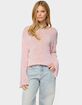 EDIKTED Drop Shoulder Light Knit Sweater image number 1