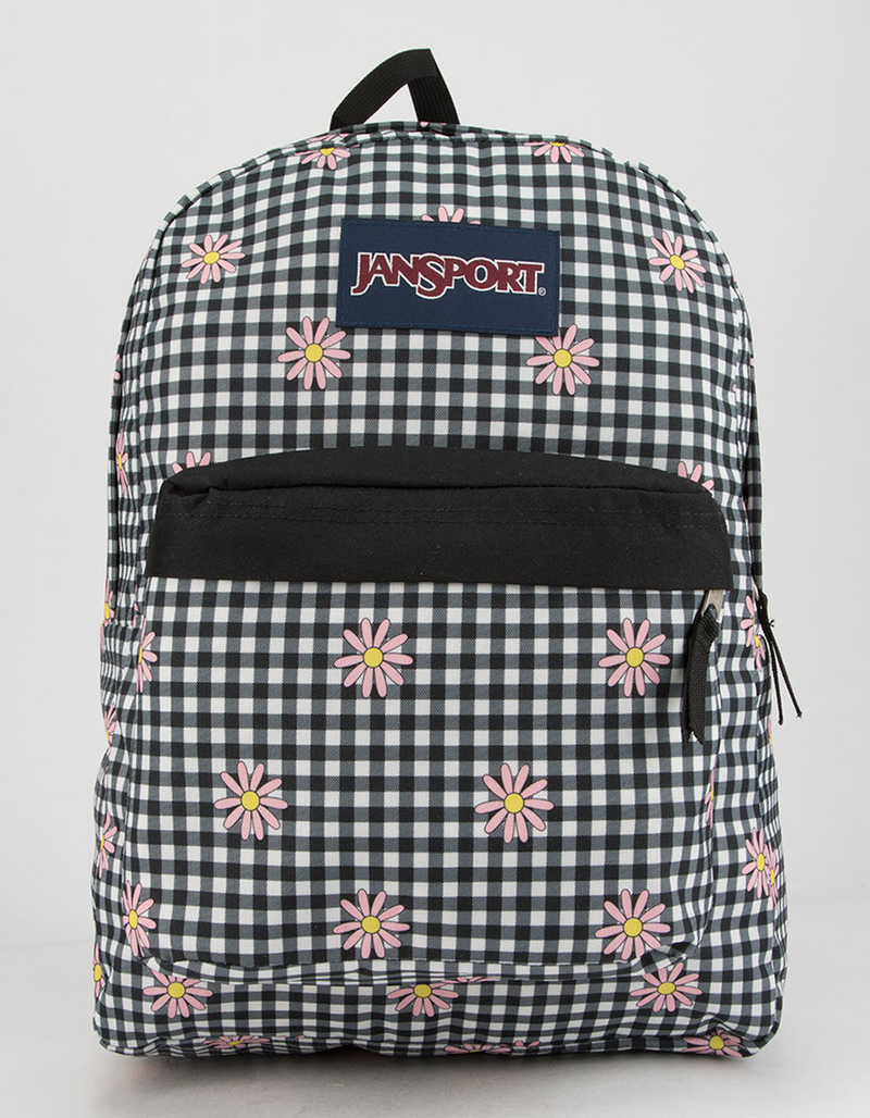 JANSPORT SuperBreak Gingham Daisy Floral Backpack image number 0
