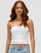 FULL TILT Lace Womens Tube Top image number 1