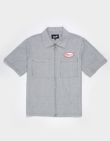 WELCOME SKATEBOARDS Garage Mens Zip-Up Shirt Primary Image