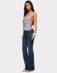EDIKTED Bloomey Printed Backless Halter Top image number 4