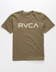RVCA Big RVCA Olive Boys T-Shirt image number 1