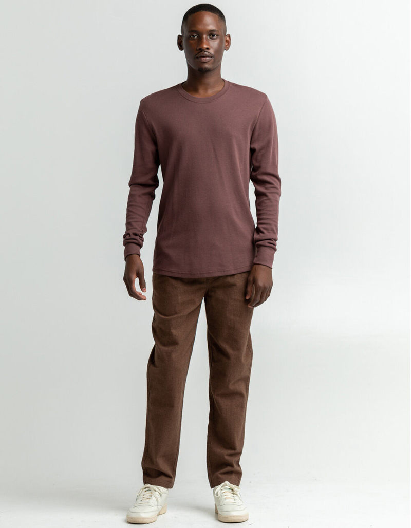 RSQ Solid Rust Thermal Mens Tee image number 4