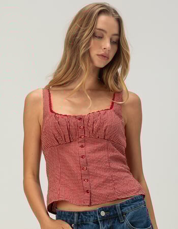 RSQ Womens Button Front Cami Primary Image