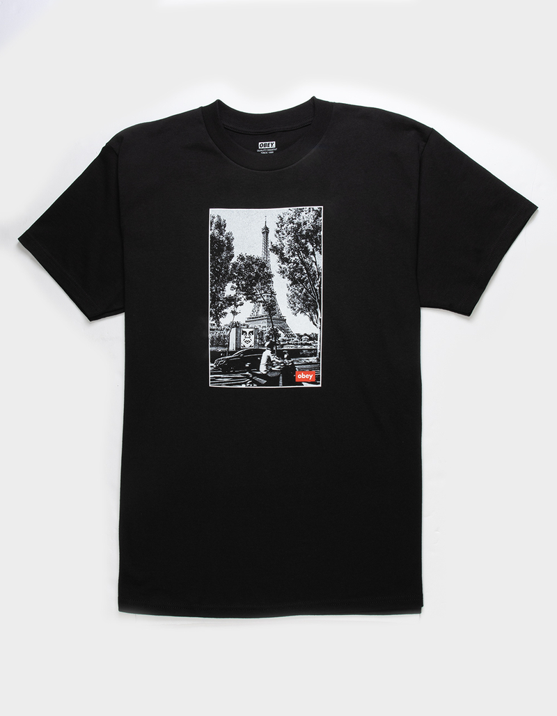 OBEY Paris Photo Mens Tee image number 0