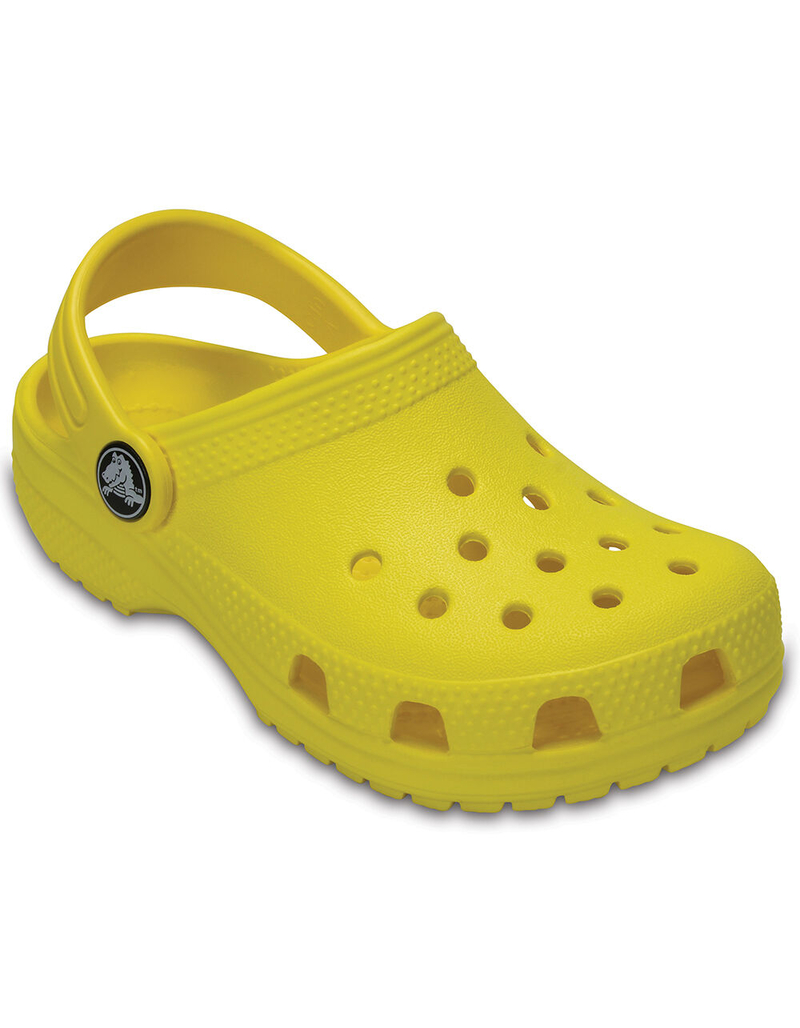 CROCS Classic Juniors Yellow Clogs image number 0