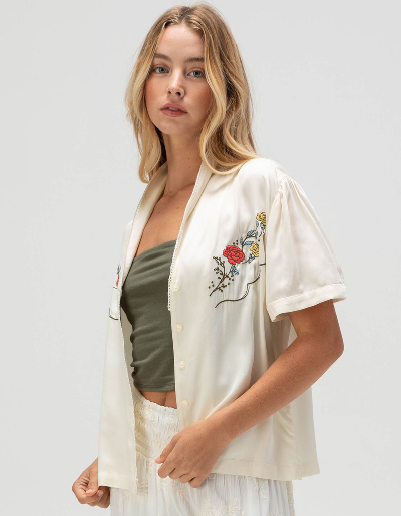 SENDERO PROVISIONS CO. Prairie Rose Lace Womens Blouse image number 2