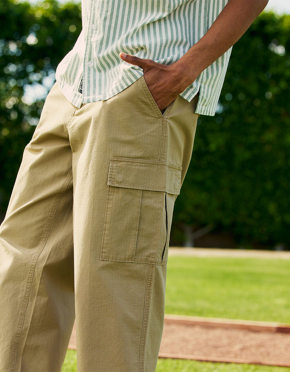 RSQ Mens Loose Cargo Pants - SAND - 28x32 | Tillys