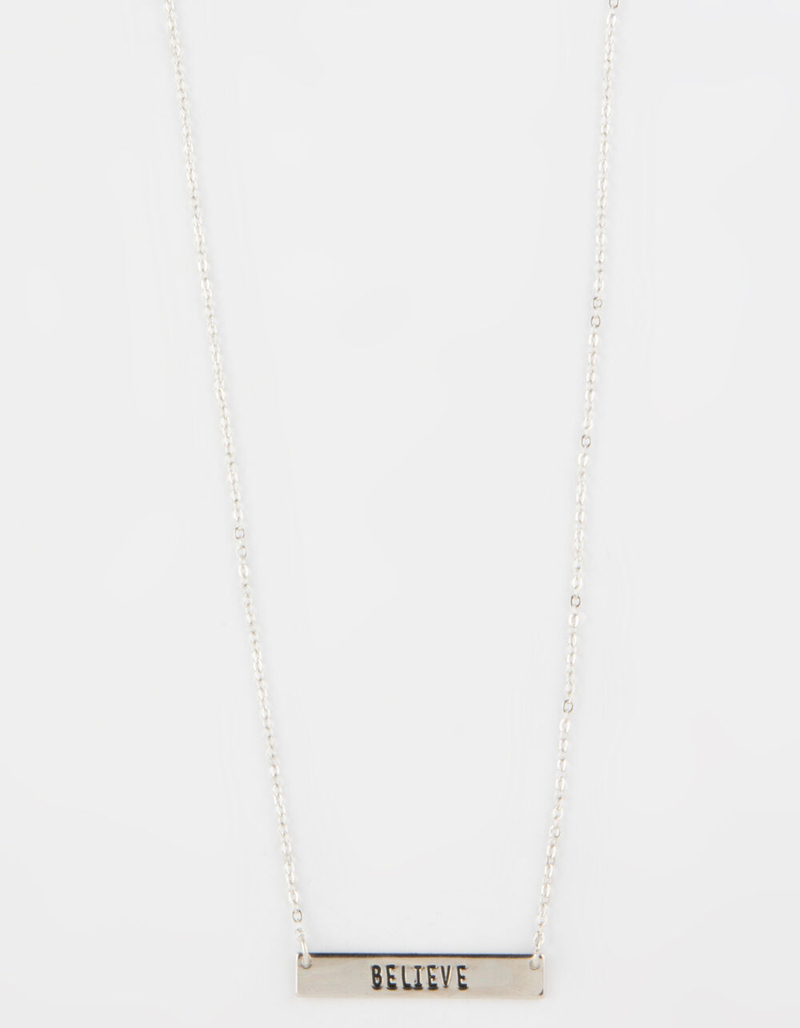 FULL TILT Believe Bar Necklace image number 0