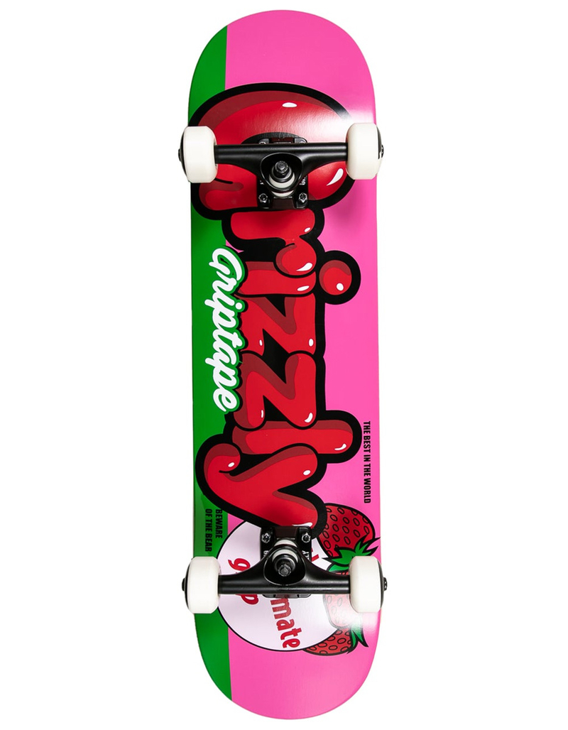 GRIZZLY Chew On This 8'' Complete Skateboard image number 0