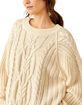 FREE PEOPLE Frankie Womens Cable Sweater image number 2