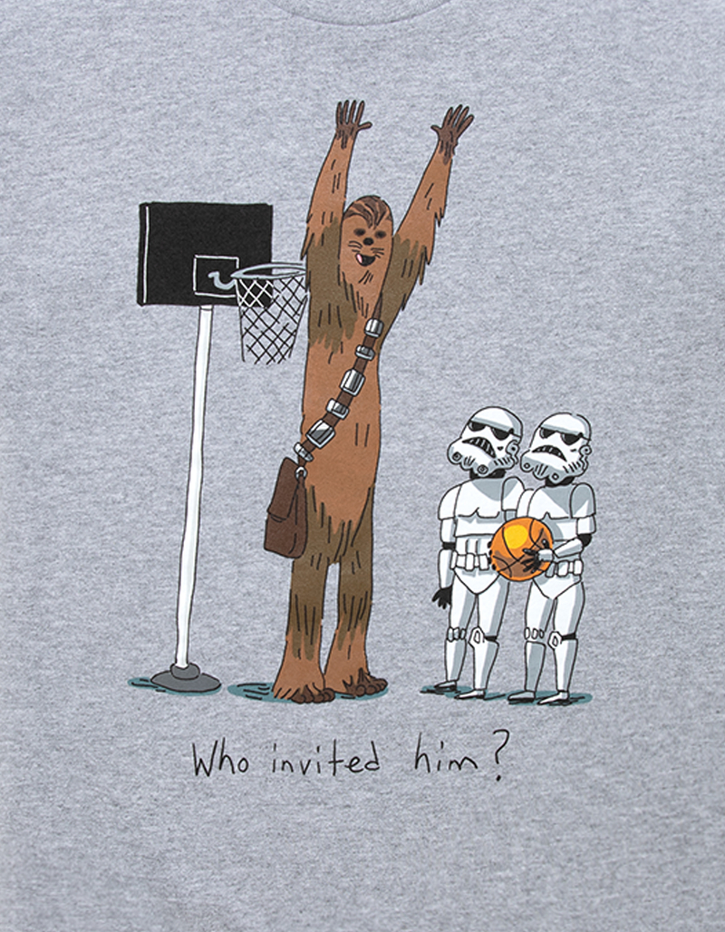 STAR WARS Chewie Basketball Boys Tee HEATHER GRAY Tillys