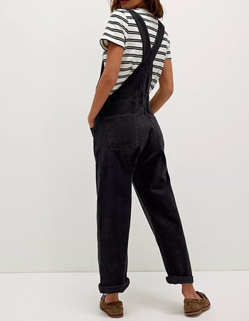 FREE PEOPLE Ziggy Womens Denim Overalls Alternative Image