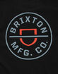 BRIXTON Crest II Boys Tee image number 3