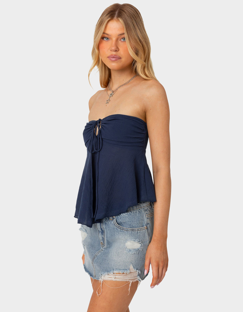 EDIKTED Tadria Drawstring Baby Doll Top image number 2