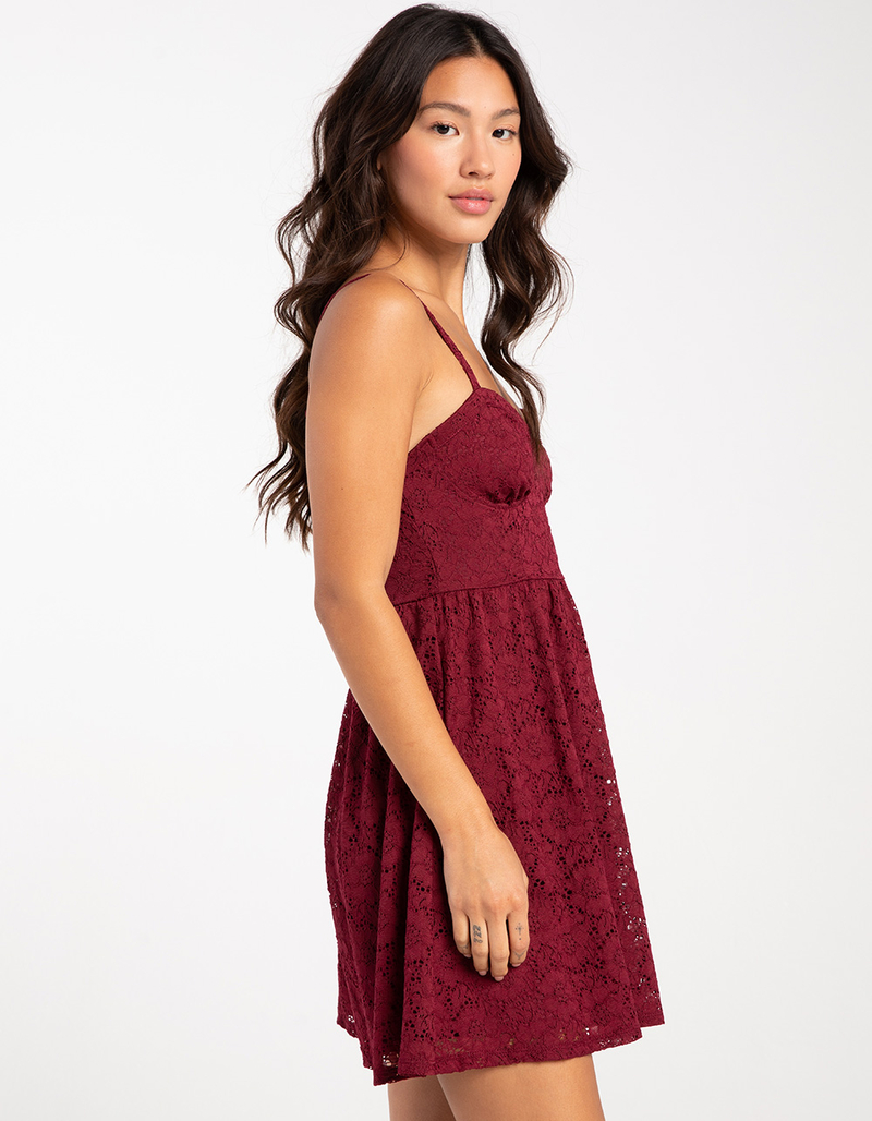 RSQ Womens Lace Corset Slip Dress image number 2