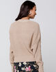 RAG SUPPLY Drop Shoulder Womens Sand Sweater image number 3